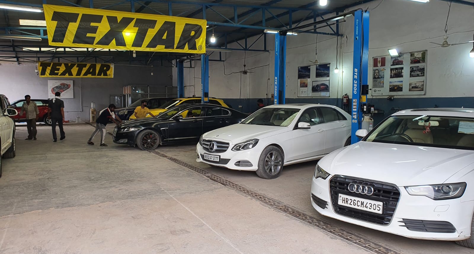 Engine diagnostic check at Autoworkz Tech