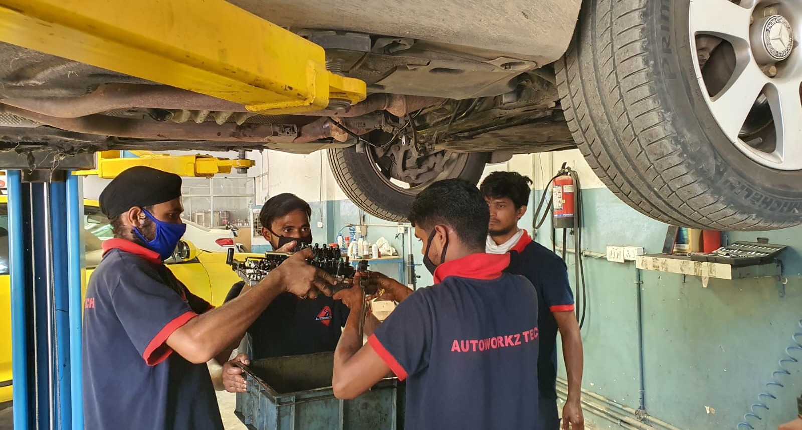 Interior restoration at Autoworkz Tech